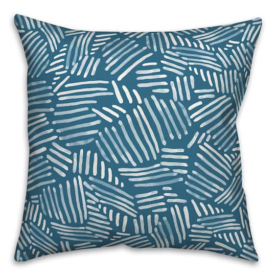 Watercolor Stripe Throw Pillow